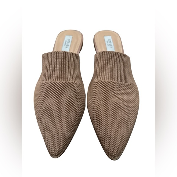Steven Valdez Knit Mules | Brown Pointed Toe Slip-On | Size 9 | Excellent - Picture 1 of 4